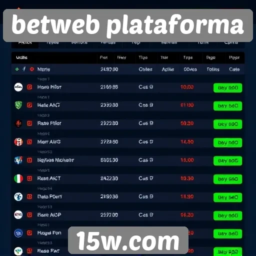Comparativo de odds na betweb plataforma